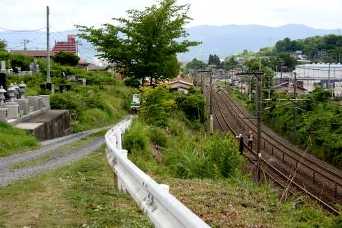 旧奥州街道 瑞川寺墓地前 千刈田 真柴 一関市 岩手県
