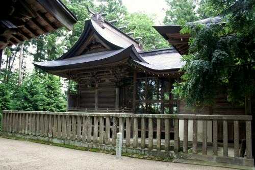 鎮守府八幡宮本殿 佐倉河宮ノ内 水沢区 奥州市 岩手県