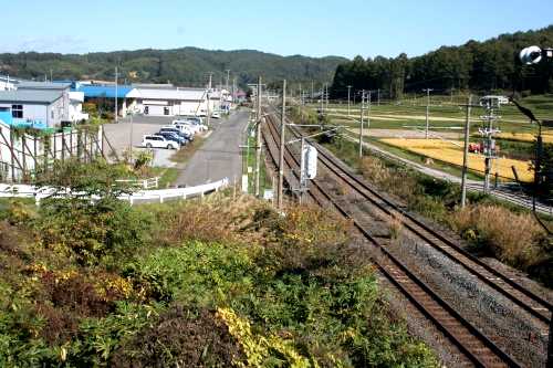 旧奥州街道・いわて銀河鉄道 川口第6地割 岩手町 岩手郡 岩手県