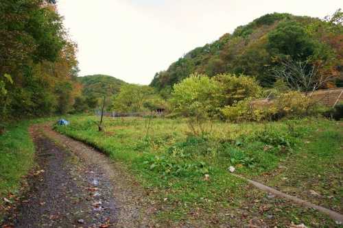 旧奥州街道 出口付近 小繋 一戸町 二戸郡 岩手県