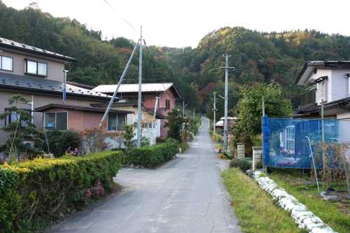 旧奥州街道 釜沢道ノ下 二戸市 岩手県