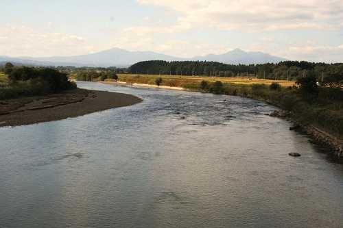 奥入瀬（相坂）川 下前川原 相坂 十和田市 青森県