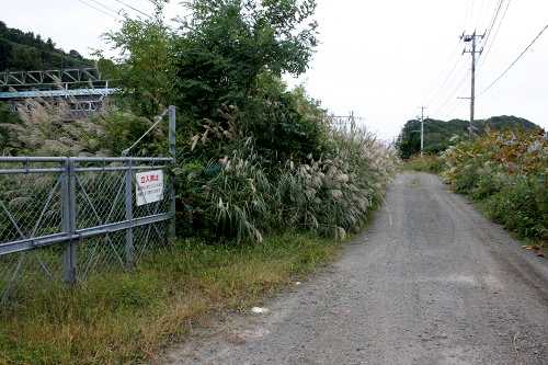 旧奥州街道 野内浦島 青森市 青森県