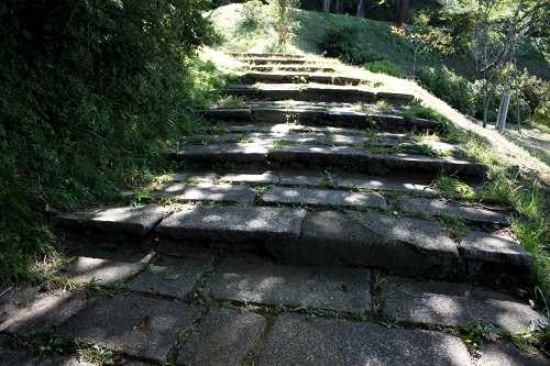 旧本町敷石 愛宕公園 寺ノ沢 野辺地町 上北郡 青森県