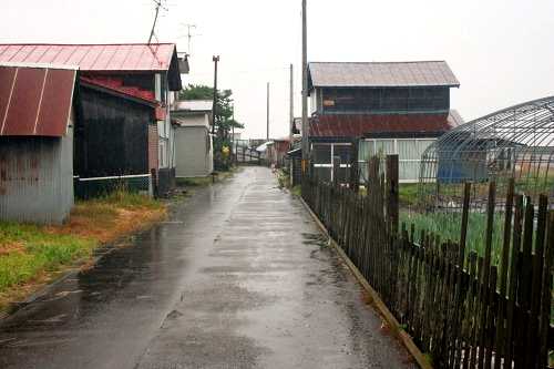旧奥州街道跡 長科 蓬田村 東津軽郡 青森県