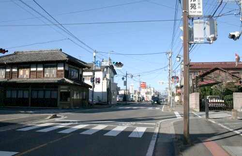 倉賀野町道路元標 中町交差点 倉賀野町 高崎市 群馬県