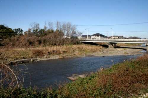 土橋跡 井野川・鎌倉橋 八幡原町 高崎市 群馬県