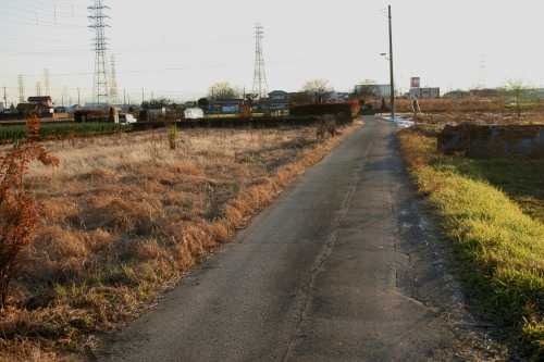 右赤城旧道 下蓮町 伊勢崎市 群馬県