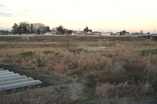 竹石の渡し跡・広瀬川 境下武士 伊勢崎市 群馬県