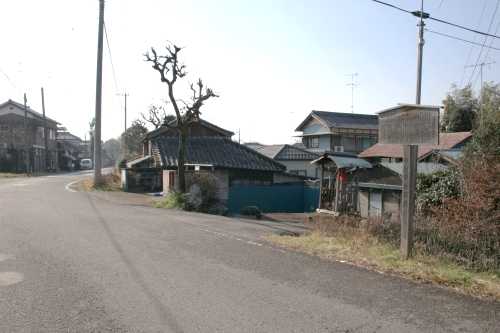 旧光例幣使街道（旗川渡し場跡） 寺岡町 足利市 栃木県