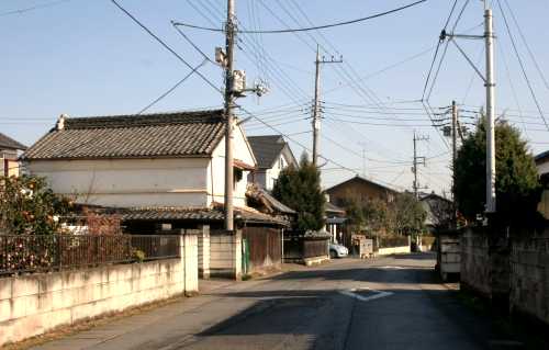 旧日光例幣使街道 並木町家並み 並木町 佐野市 栃木県