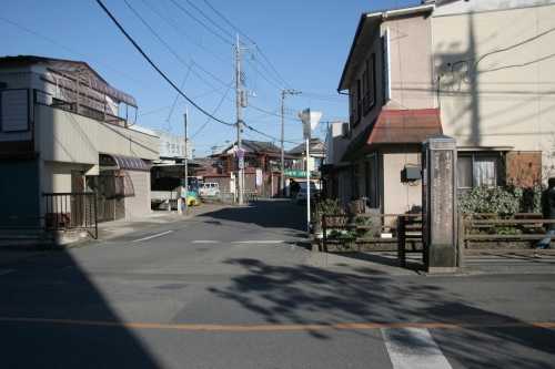旧例幣使街道標柱 堺町１２ 栃木市 栃木県