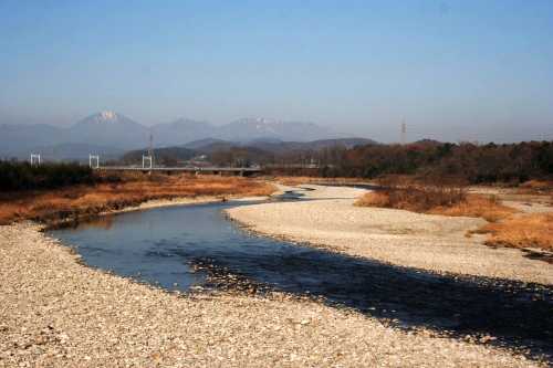 思川 金崎 西方町 上都賀郡 栃木県