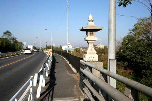 見透灯籠 神流川橋 新町 高崎市 群馬県