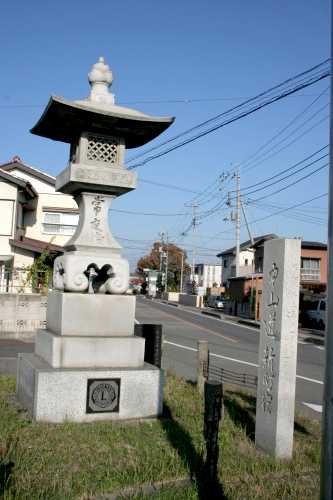 常夜塔 旧中山道新町宿入口 新町 高崎市 群馬県