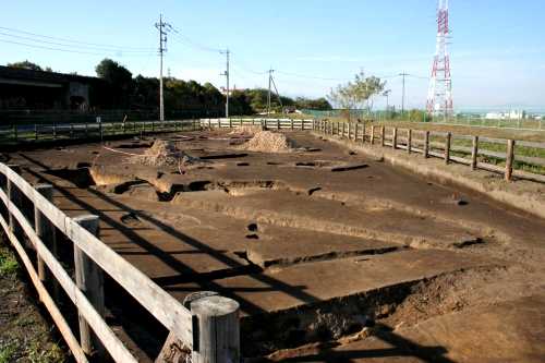 滝川右岸遺跡発掘現場 上滝町 高崎市 群馬県