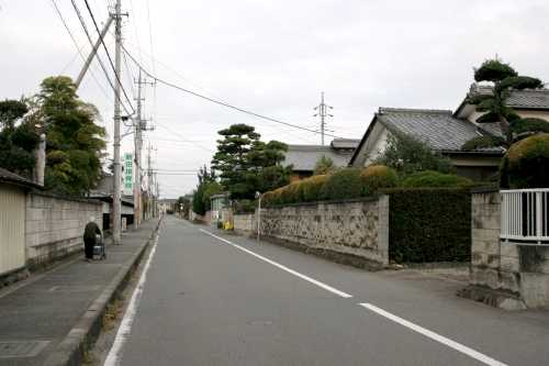 家並み 下新田町 前橋市 群馬県