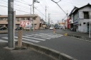 佐渡奉行街道旧道・県道１３号合流点 上新田町 前橋市 群馬県