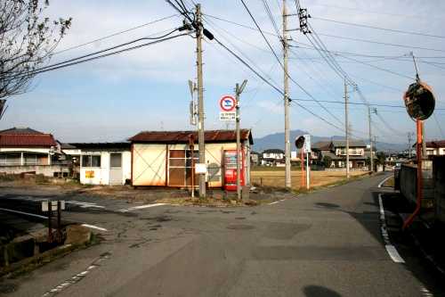 佐渡奉行街道旧道:左 八木原 渋川市 群馬県