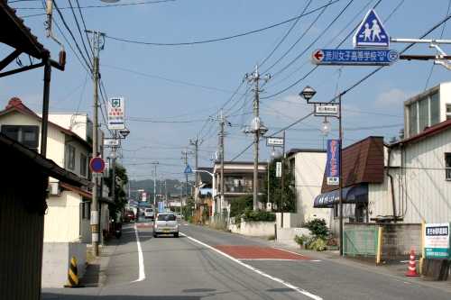 三国街道合流点 川原町 渋川市 群馬県