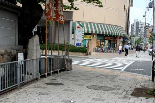 街道石碑 住吉宮町4-7丁目境 東灘区 神戸市