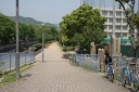 源平合戦勇士の碑 新湊川畔 五番町 長田区 神戸市
