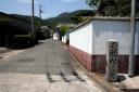 臥龍松之道標 大内 備前市 岡山県
