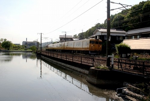 青津池・山陽本線 沼 岡山市東区 岡山県