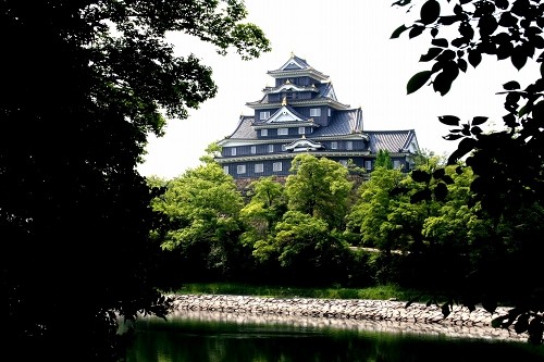 後楽園から岡山城眺望 後楽園 岡山市北区 岡山県