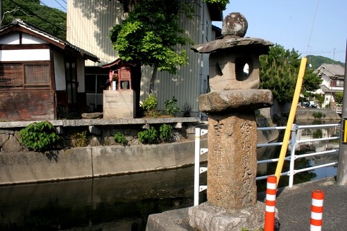 常夜燈・西川 吉備津 岡山市北区 岡山県