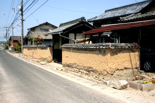土塀・火袋 宿 総社市 岡山県