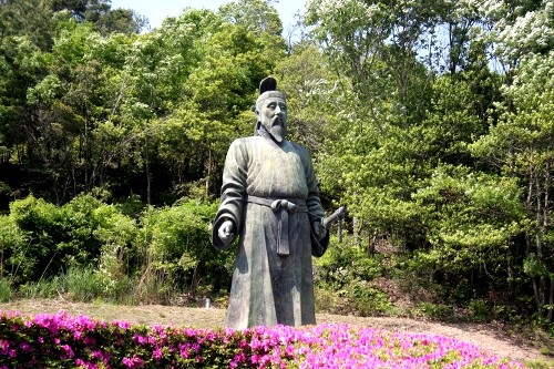 吉備真備像 東三成 矢掛町 小田郡 岡山県