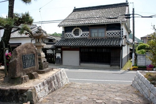 七日市駅川越し上がり場跡 七日市町 井原市 岡山県