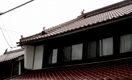 民家屋根 西条本町 東広島市 広島県