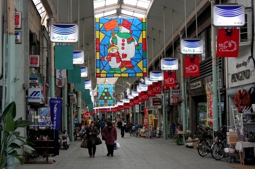 旧山陽道・本通り商店街 土堂1丁目 尾道市 広島県