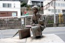 林芙美子像 東御所町 尾道市 広島県