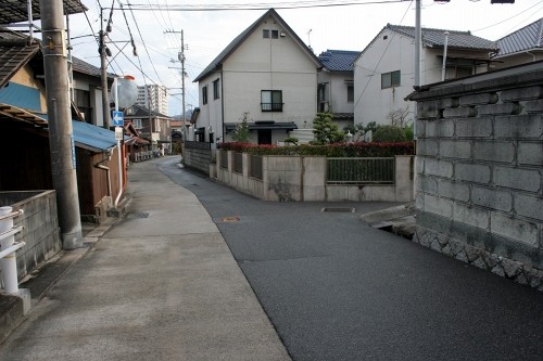 旧山陽道－１ 日比崎町 尾道市 広島県