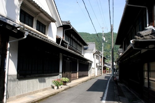 旧木野宿家並み 木野1丁目 大竹市 広島県