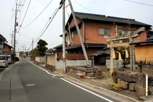 荒神社・平野一里塚跡 平野 神辺町 福山市 広島県
