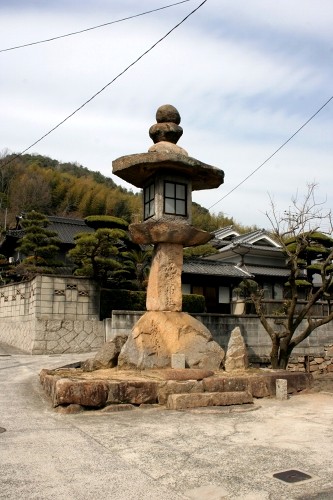 金比羅神社常夜灯 赤坂町赤坂 福山市 広島県