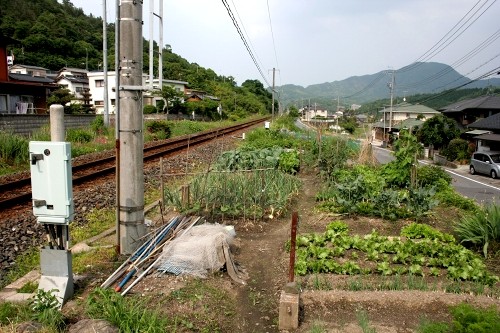 丈六第５踏切・野口一里塚跡 野口 玖珂町 岩国市 山口県