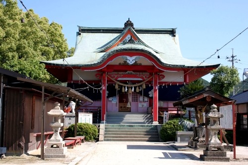 高森天満宮・芭蕉句碑 市尻 下久原 周東町 岩国市 山口県