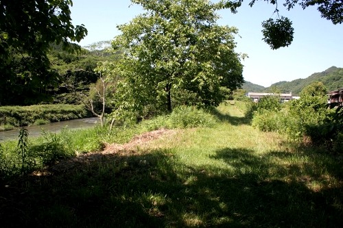 旧道・差川一里塚跡付近 差川 周東町 岩国市 山口県
