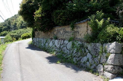 遠見一里塚跡付近 遠見 大河内 周南市 山口県