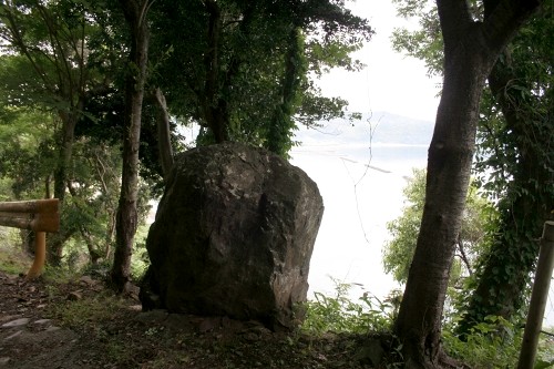 手懸岩と橘坂 富海 防府市 山口県