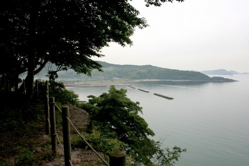 手懸岩と橘坂 富海 防府市 山口県
