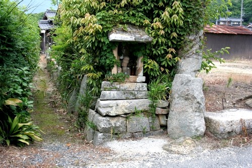 阿弥陀境界石 浮野 江泊 防府市 山口県
