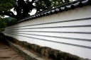 周防国分寺・五本線筋塀 国分寺町 防府市 山口県