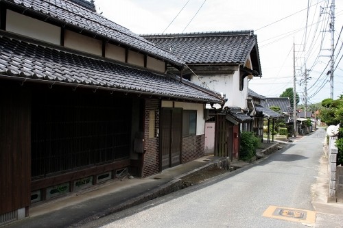 嘉川町並み 中市 嘉川 山口市 山口県