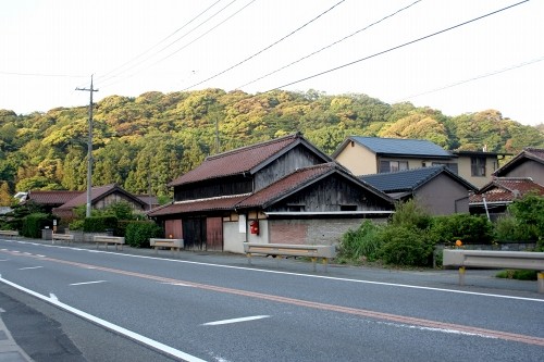 旧山中下市宿町並み 下山中 山中 宇部市 山口県